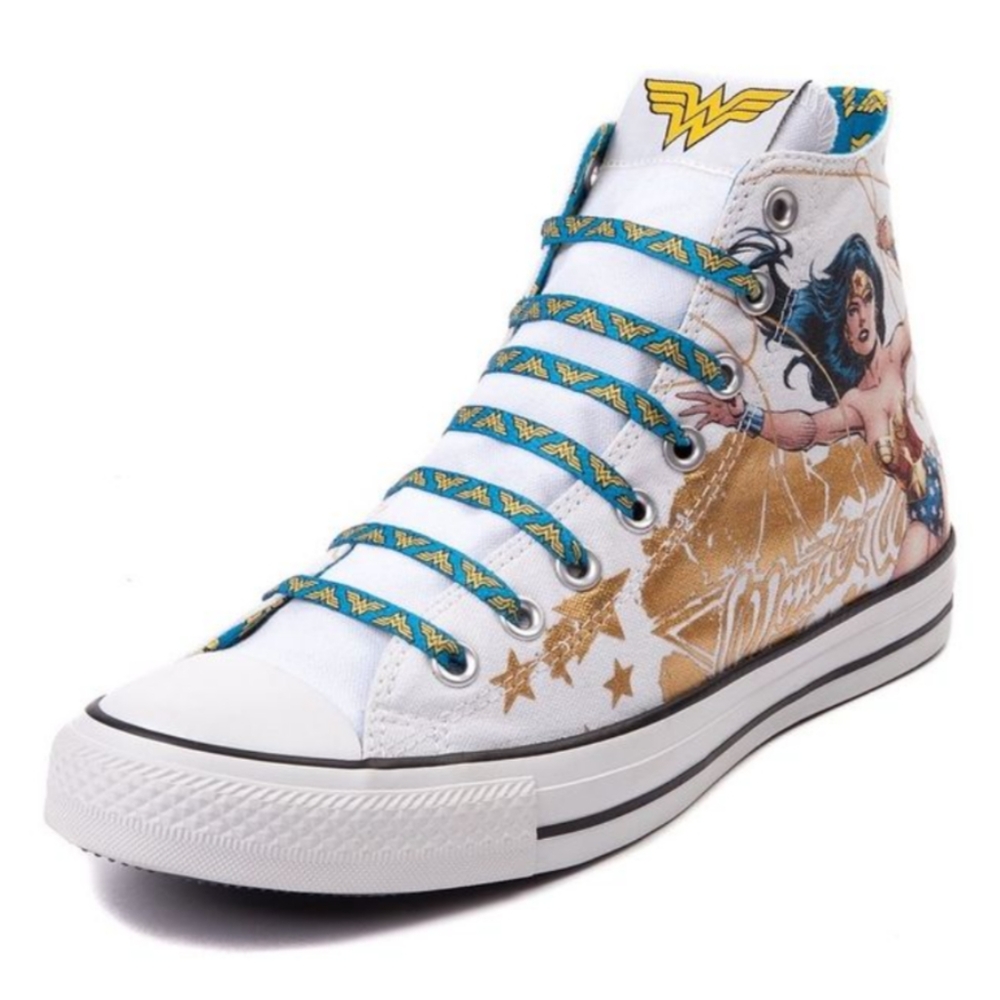 DC Comics x Chuck Taylor All Star Wonder Woman Hi Top Sneakers - Picture 2 of 11